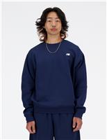 New Balance Cotton Rich Crew Neck Sweatshirt Natural