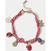 M&S Fabric Knotted Charm Wristwear Multi