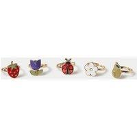 M&S 5 Pack Adjustable Ring Pack Multi