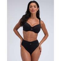 Boux Avenue Riad Belted High Waisted Bikini Bottoms Black