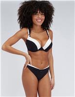 Agadir Belted High Leg Bikini Bottoms