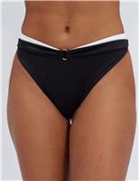 Agadir Belted High Leg Bikini Bottoms
