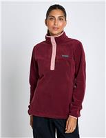 Columbia Benton Springs Half Snap Sweatshirt Light Blue