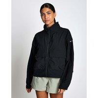 Columbia Paracutie Zip Up Cropped Windbreaker Jacket Black