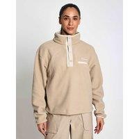 Columbia Helvetia Funnel Neck Fleece Sweatshirt Beige