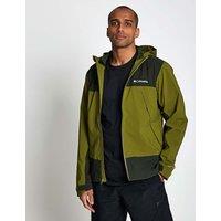 Columbia Boulder Falls Waterproof Hooded Jacket Olive
