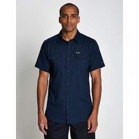 Columbia Utilizer II Solid Short Sleeve Shirt Navy