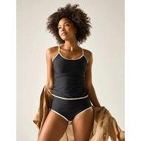 Regatta Kyra Padded Scoop Neck Tankini Top Black