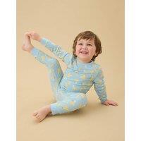 MORI Banana Pyjamas (0-6 Yrs) Blue Mix