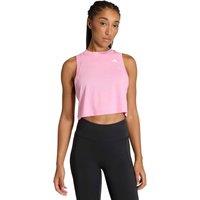 Adidas Train Essentials Boxy Gym Crop Vest Top Pink