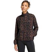 Adidas Workout Essentials Leopard Woven Jacket Black Mix
