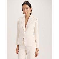 SABA Single Breasted Blazer Cream