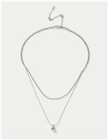 Sphere Multi Row Necklace