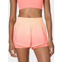 Sweaty Betty Get Set 2 in 1 High Waisted Sports Shorts Pink Mix