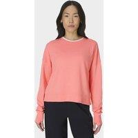 Sweaty Betty After Class Modal Blend Relaxed Crop Sweatshirt Pink