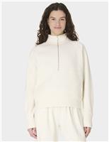 Revive Cotton Rich Half Zip Sweatshirt