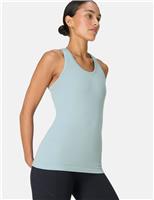 Sweaty Betty Athlete Seamless Workout Vest Top Teal Mix