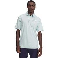 Under Armour Playoff Jacquard Polo Shirt Teal Mix