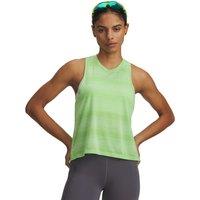 Under Armour Velociti Racer Back Running Vest Top Lime Green