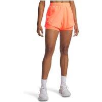 Under Armour Fly By 2-in-1 Shorts Coral