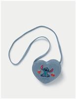 Lilo And Stitch Denim Heart Bag
