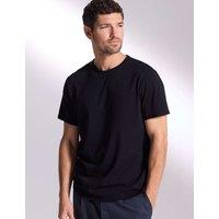 David Gandy Wellwear Pure Cotton Crew Neck T-Shirt Black