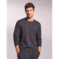David Gandy Wellwear Premium Cotton Modal Pyjama Tee Charcoal