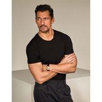 David Gandy Wellwear Ultimate Cotton Modal Crew Neck T-Shirt Black