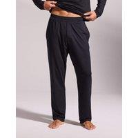 David Gandy Wellwear Premium Cotton Modal Pyjama Bottoms Black