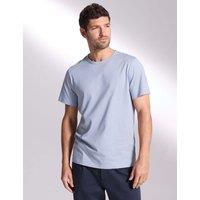 David Gandy Wellwear Pure Cotton Crew Neck T-Shirt Light Blue