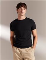 David Gandy Wellwear Ultimate Cotton Modal Crew Neck T-Shirt Charcoal