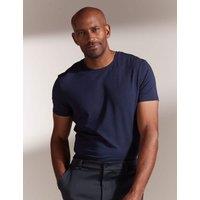 David Gandy Wellwear Ultimate Cotton Modal Crew Neck T-Shirt Navy