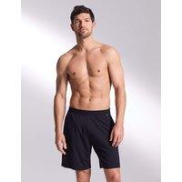 David Gandy Wellwear Cotton Modal Stretch Sleep Shorts Black
