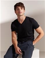 David Gandy Wellwear Ultimate Cotton Modal V-Neck T-Shirt Navy