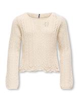 Kids Only Cotton Blend Knitted Open Stitch Jumper (7-14 Yrs) Red Mix