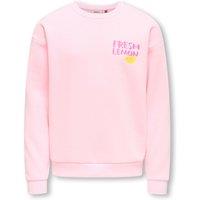 Kids Only Cotton Rich Lemon Graphic Sweatshirt (7-14 Yrs) Light Pink Mix
