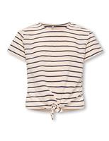 Striped Knot Detail Top (7-14 Years)