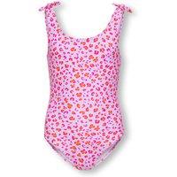 Kids Only Striped Strawberry Knot Detail Swimsuit (7-14 Yrs) Pink Mix