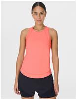 Sweaty Betty Breathe Easy Crew Neck Running Vest Top Pink