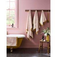 William Morris At Home Strawberry Thief Pure Cotton Towel Light Pink Mix
