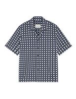 Pure Cotton Geometric Print Shirt