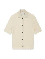 Peregrine Pure Cotton Textured Knitted Shirt White