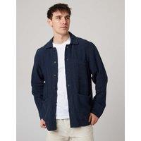 Peregrine Pure Cotton Shacket Navy