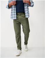 Crew Clothing Slim Fit Pure Cotton Twill Trousers Navy