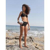 4th & Reckless Ring Detail Bikini Top Black