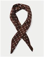 Plisse Polka Dot Scarf
