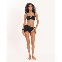 4th & Reckless Ring Detail Tie Side Bikini Bottoms Black