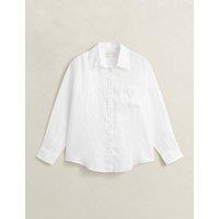 GANT Relaxed Fit Linen Shirt White
