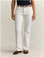 Mid Rise Slim Flare Jeans
