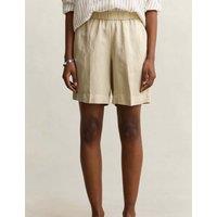 GANT Linen Blend Shorts Beige